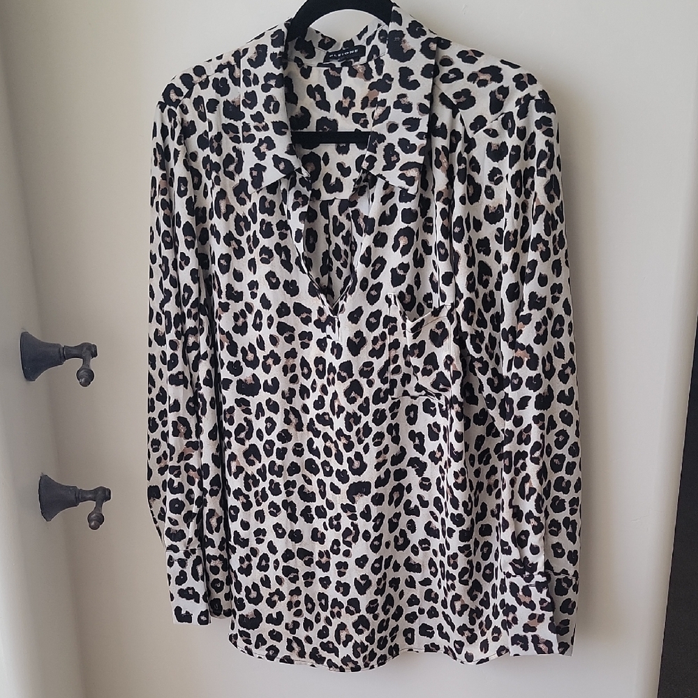 Pleione Animal Print Top